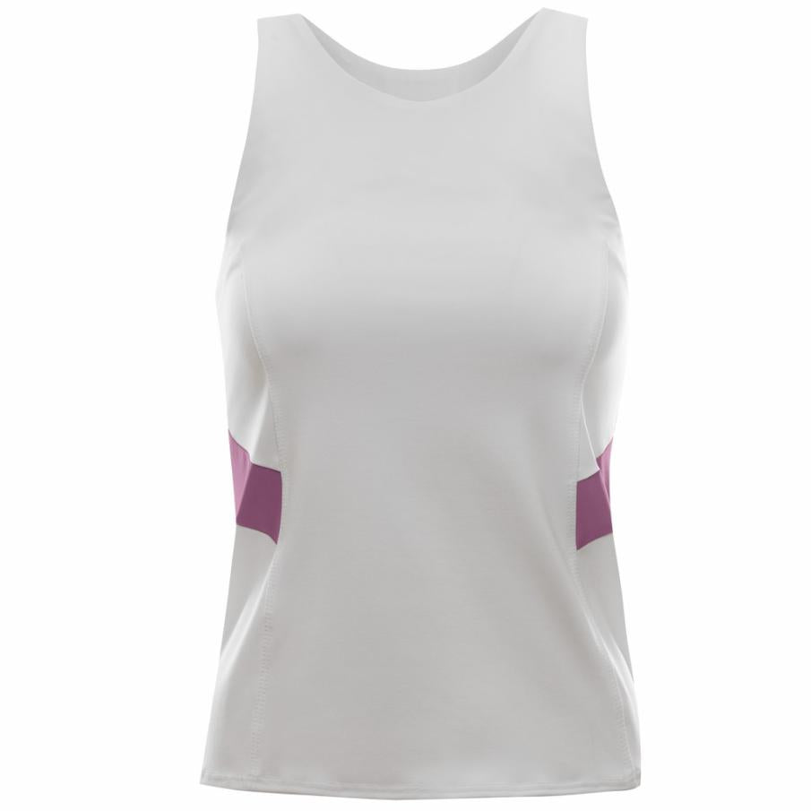 Women Tennis | K-Swiss COLORBLOCK TANK White Combo