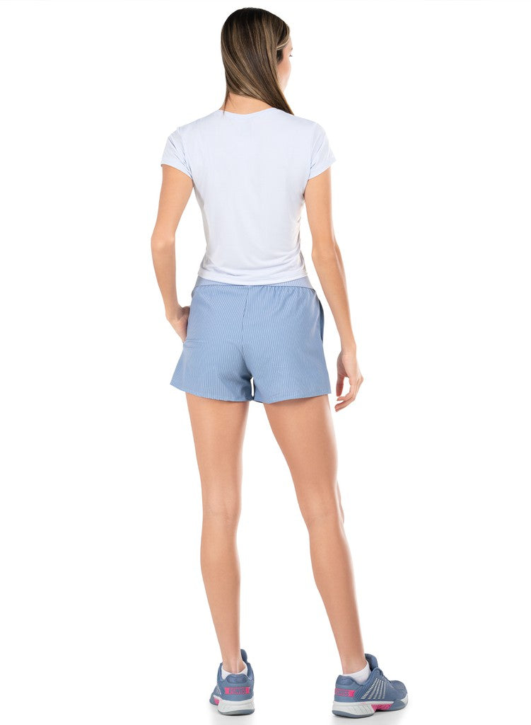 Women Tennis | K-Swiss CUT ABOVE CROP S/S Glacier