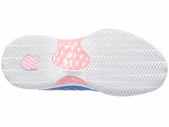 Women Tennis | K-Swiss HYPERCOURT EXPRESS 2 CLAY Silver Lake Blue/white/orchid Pink