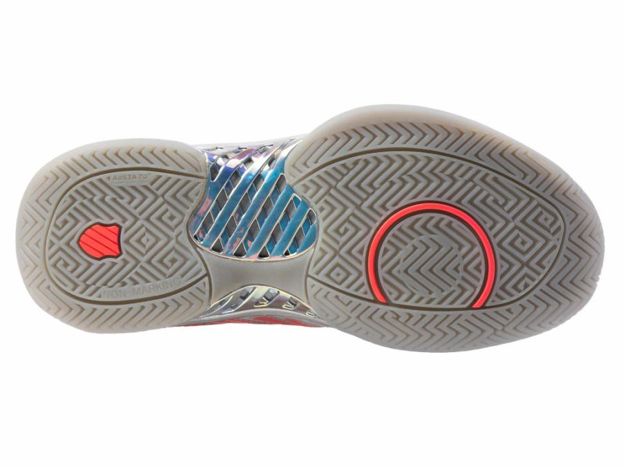 Women Tennis | K-Swiss HYPERCOURT EXPRESS 2 LUCKY IN LOVE Silver/harbour Mist/dragon Fruit