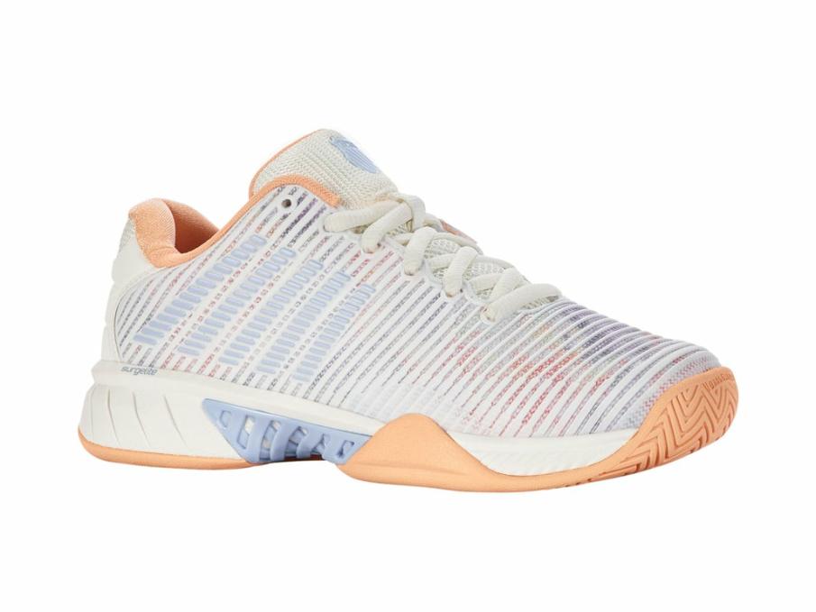 Women Tennis | K-Swiss HYPERCOURT EXPRESS 2 Star White/peach Fuzz/heather