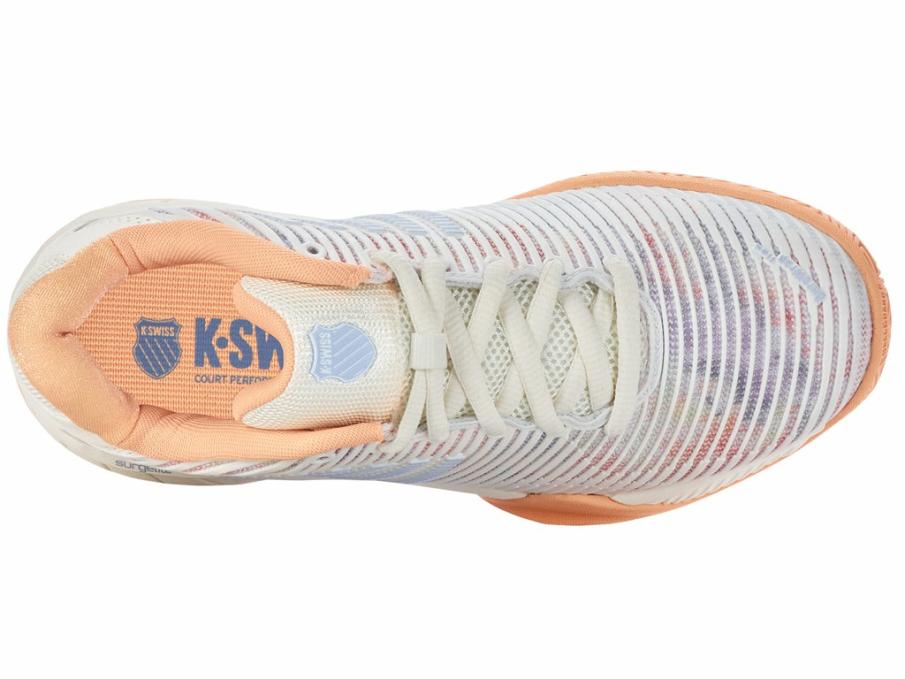 Women Tennis | K-Swiss HYPERCOURT EXPRESS 2 Star White/peach Fuzz/heather