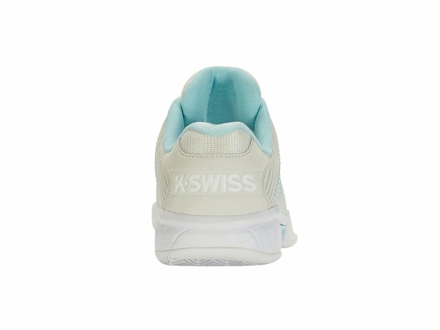 Women Tennis | K-Swiss HYPERCOURT EXPRESS 2 Vaporous Gray/white/blue Glow