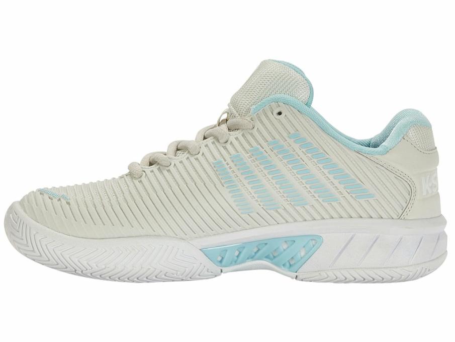 Women Tennis | K-Swiss HYPERCOURT EXPRESS 2 Vaporous Gray/white/blue Glow