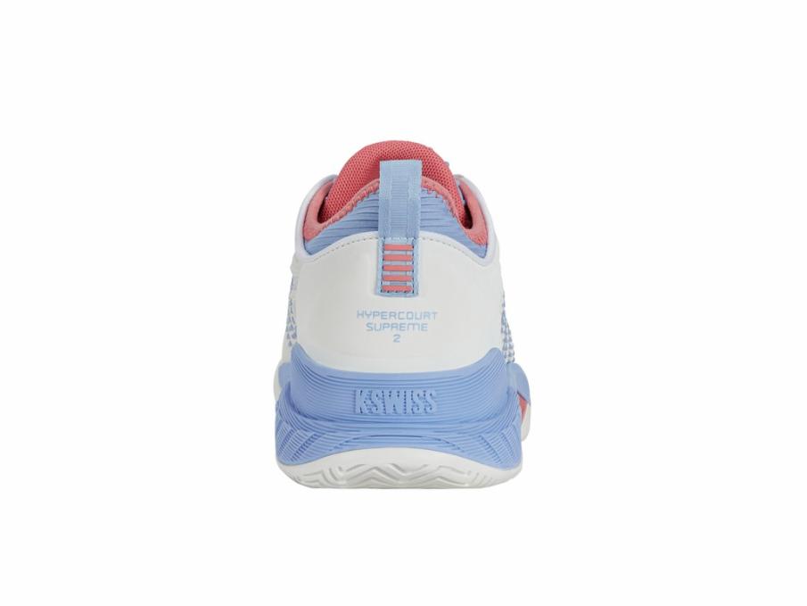 Women Tennis | K-Swiss HYPERCOURT SUPREME 2 Bright White/open Air/strawberry Ice