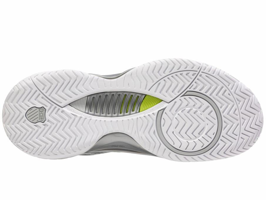 Women Tennis | K-Swiss HYPERCOURT SUPREME 2 Gray Violet/white/lime Green