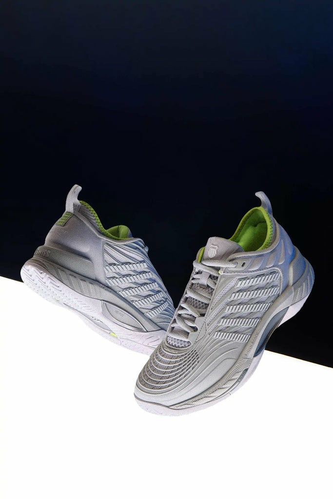 Women Tennis | K-Swiss HYPERCOURT SUPREME 2 Gray Violet/white/lime Green