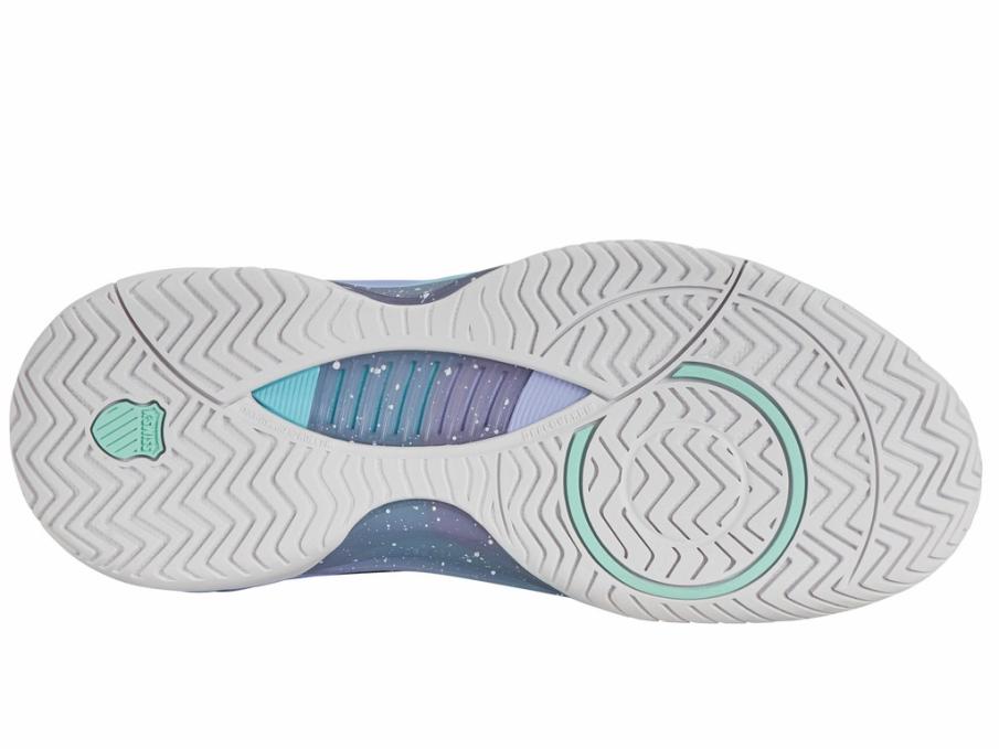 Women Tennis | K-Swiss HYPERCOURT SUPREME 2 Lilac Gray/nimbus Cloud/neon Purple