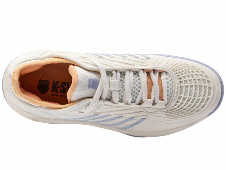 Women Tennis | K-Swiss HYPERCOURT SUPREME 2 Star White/heather/peach Fuzz