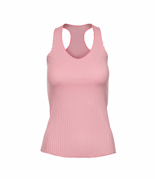 Women Tennis | K-Swiss PLEATED V-NECK TANK Seashell