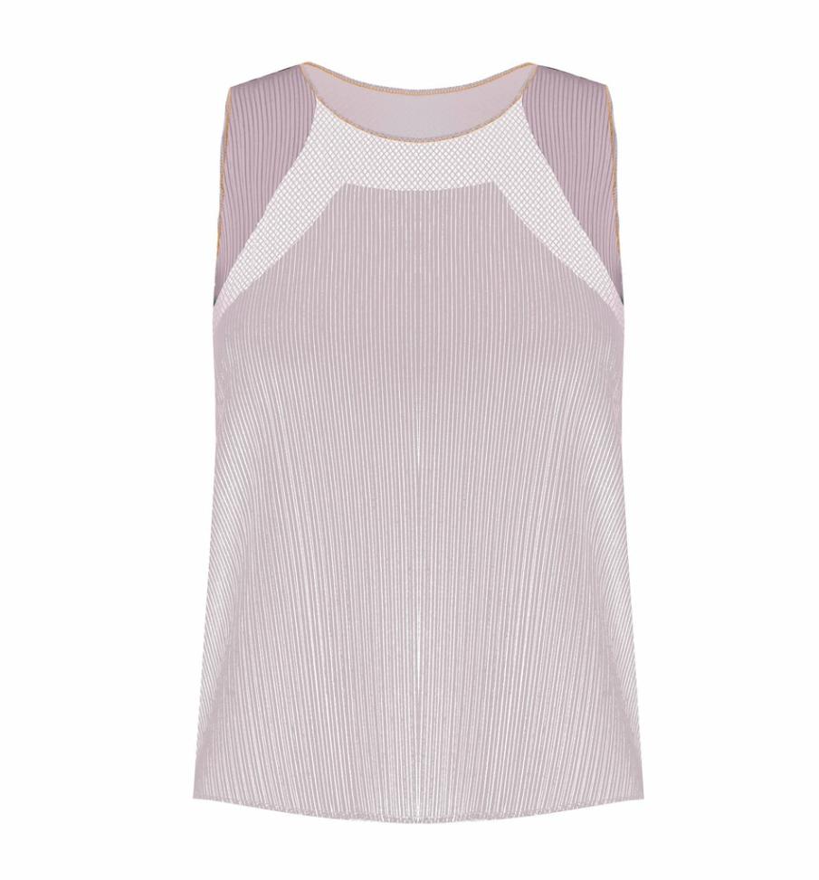 Women Tennis | K-Swiss SCULPT PLEATED TANK Plum