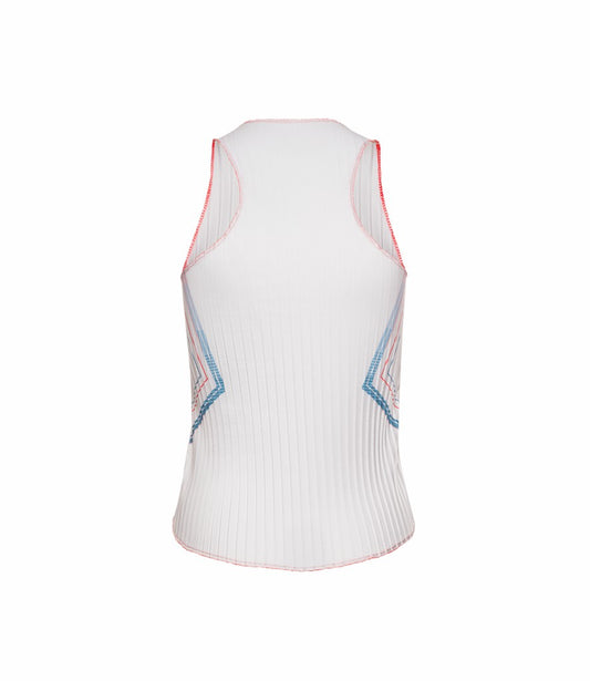 Women Tennis | K-Swiss SCULPT PLEATED TANK White