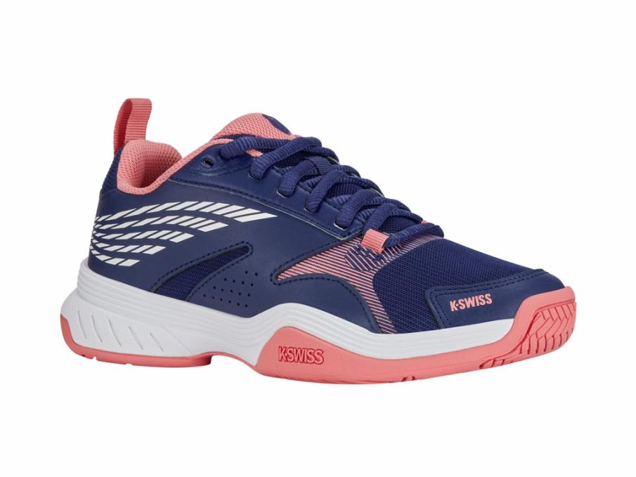 Women Tennis | K-Swiss SPEEDEX Estate Blue / White / Strawberry Ice