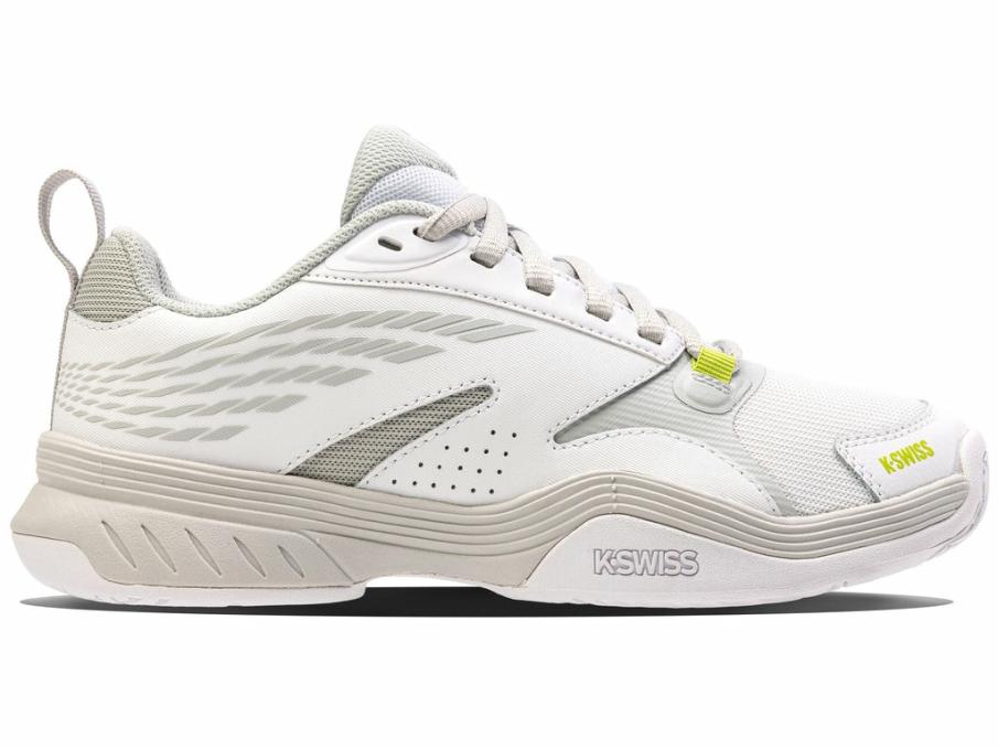 Women Tennis | K-Swiss SPEEDEX White/gray Violet/lime Green
