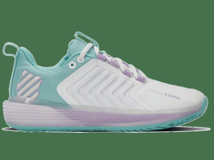 Women Tennis | K-Swiss ULTRASHOT 3 Brilliant White/angel Blue/sheer Lilac