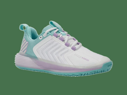Women Tennis | K-Swiss ULTRASHOT 3 Brilliant White/angel Blue/sheer Lilac