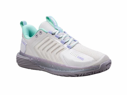 Women Tennis | K-Swiss ULTRASHOT 3 Nimbus Cloud/lilac Gray/neon Purple