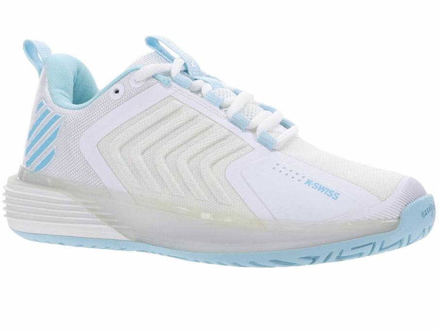 Women Tennis | K-Swiss ULTRASHOT 3 White/blue Glow