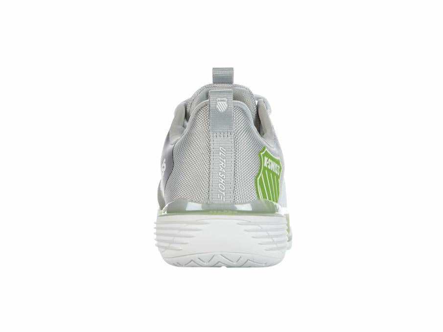 Women Tennis | K-Swiss ULTRASHOT 3 White/gray Violet/lime Green