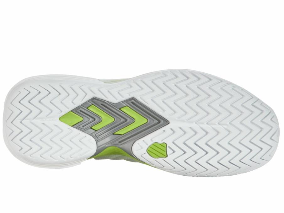 Women Tennis | K-Swiss ULTRASHOT 3 White/gray Violet/lime Green