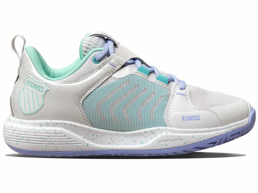 Women Tennis | K-Swiss ULTRASHOT TEAM Nimbus Cloud/neon Purple/neon Teal