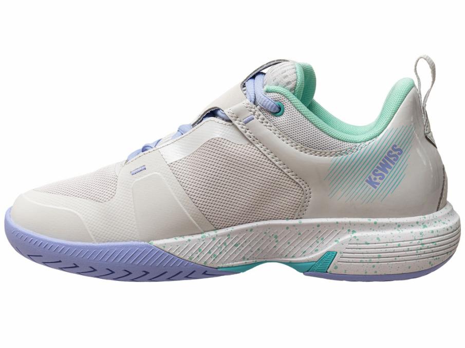 Women Tennis | K-Swiss ULTRASHOT TEAM Nimbus Cloud/neon Purple/neon Teal