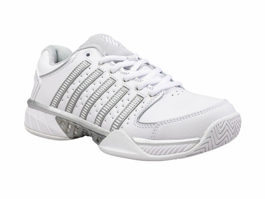 Women Tennis | K-Swiss WOMENS HYPERCOURT EXPRESS LEATHER White/silver/glacier Gray