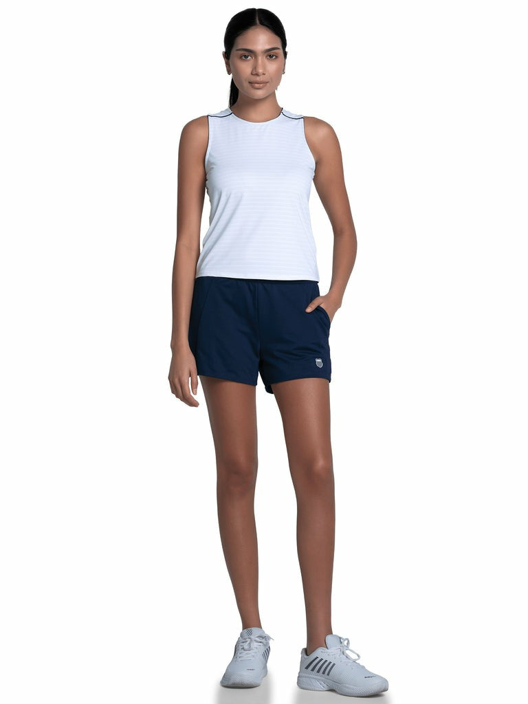 Women Tennis &amp; Pickleball | K-Swiss PIQUE SHORT-4" Peacoat