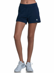 Women Tennis &amp; Pickleball | K-Swiss PIQUE SHORT-4" Peacoat