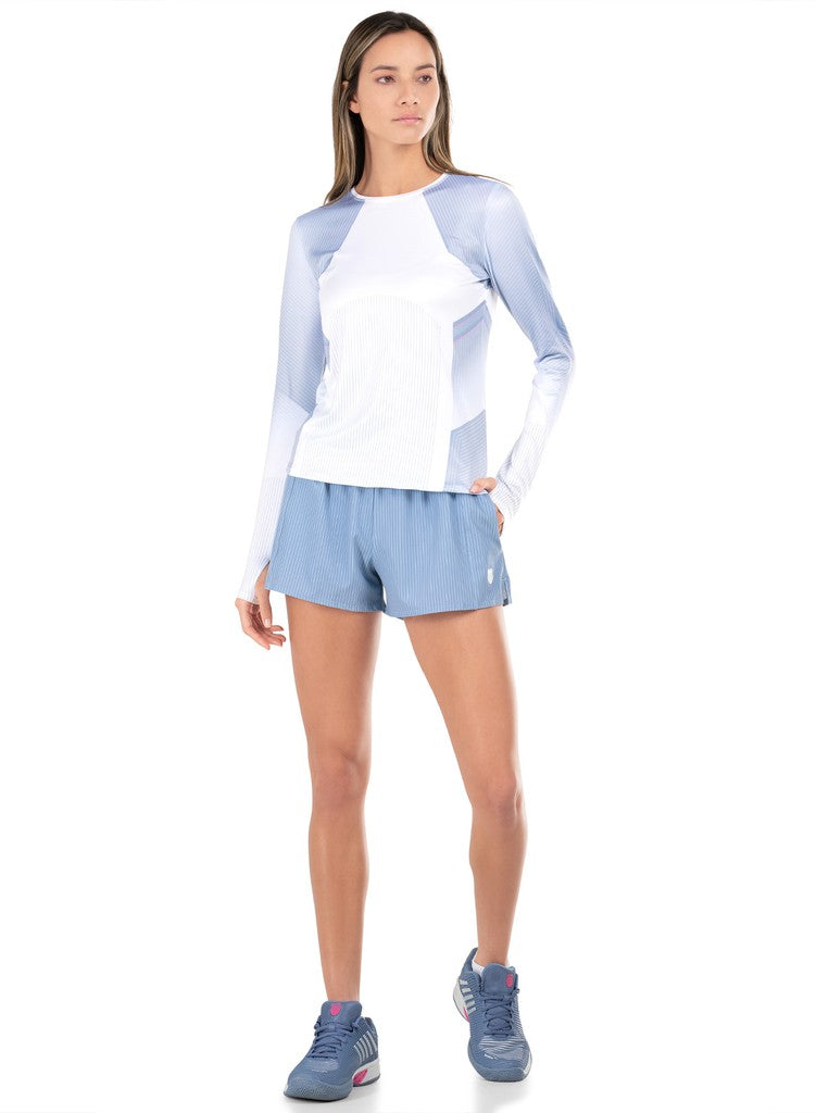 Women Tennis &amp; Pickleball | K-Swiss ACCELERATE L/S Glacier