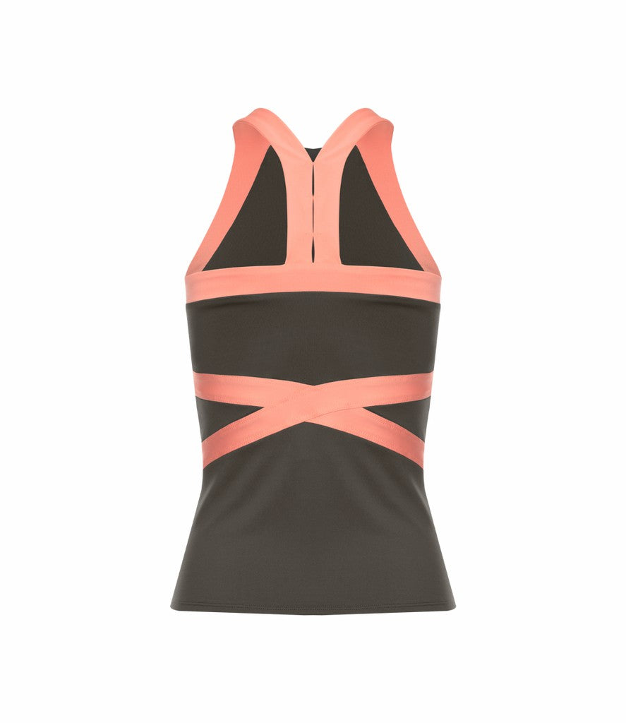 Women Tennis &amp; Pickleball | K-Swiss CRISS-CROSS TANK Asphalt
