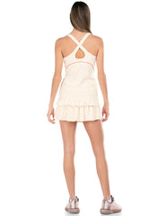 Women Tennis &amp; Pickleball | K-Swiss CROSS COURT TANK Cream