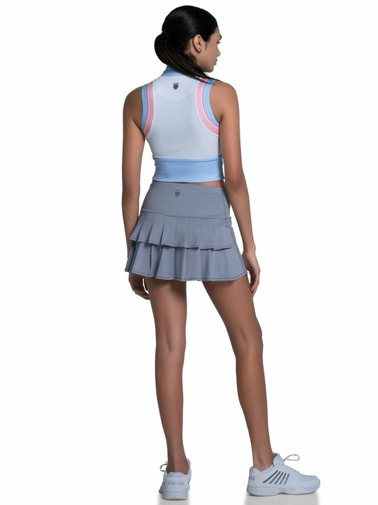 Women Tennis &amp; Pickleball | K-Swiss EDGE CUT CROP TANK Edge Cut Crop Tank