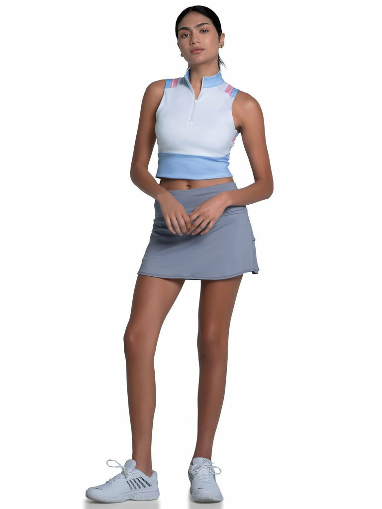 Women Tennis &amp; Pickleball | K-Swiss EDGE CUT CROP TANK Edge Cut Crop Tank