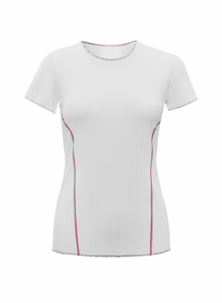 Women Tennis &amp; Pickleball | K-Swiss PLEATED S/S CREW White/angel