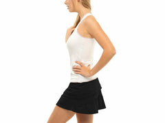 Women Tennis &amp; Pickleball | K-Swiss PLEATED V-NECK TANK LUCKY IN LOVE White