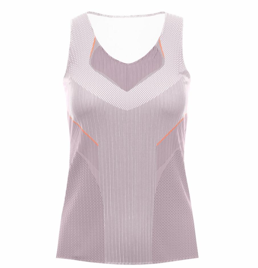 Women Tennis &amp; Pickleball | K-Swiss PLEATED V-NECK TANK Plum