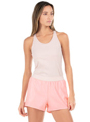 Women Tennis &amp; Pickleball | K-Swiss RIB TANK W/BRA Sepia