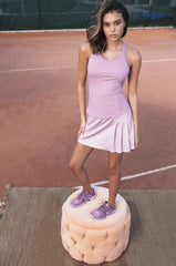 Women Tennis &amp; Pickleball | K-Swiss RIB TANK W/BRA Soft Berry