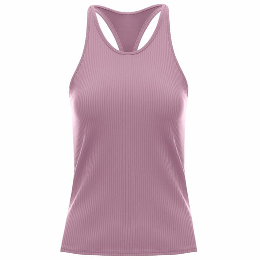 Women Tennis &amp; Pickleball | K-Swiss RIB TANK W/BRA Soft Berry