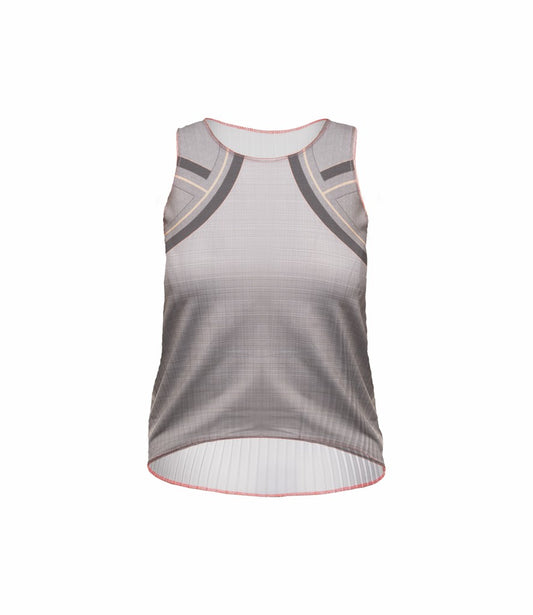 Women Tennis &amp; Pickleball | K-Swiss SCULPT PLEATED TANK Asphalt