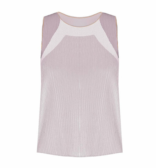 Women Tennis &amp; Pickleball | K-Swiss SCULPT PLEATED TANK Plum