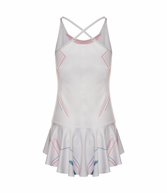 Women Tennis &amp; Pickleball | K-Swiss SCULPT STRAPPY DRESS White