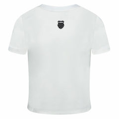 Women Tennis &amp; Pickleball | K-Swiss THE MCLAREN CROP White