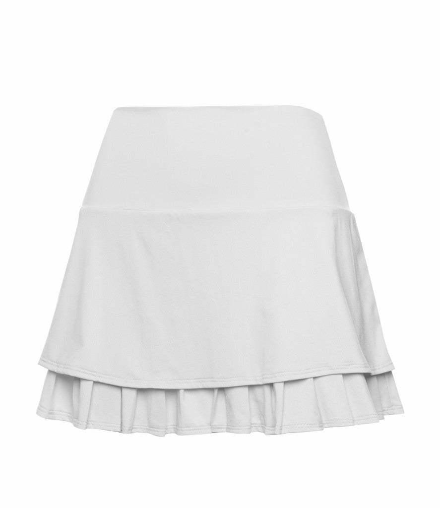 Women Tennis &amp; Pickleball | K-Swiss TIER PLEAT SKIRT-14" White