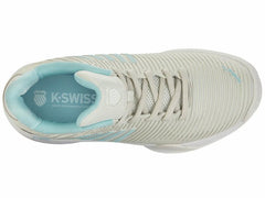 Women Wide Shoes | K-Swiss HYPERCOURT EXPRESS 2-WIDE Gray/wht/bluglw