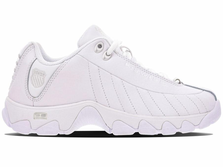 Women Wide Shoes | K-Swiss ST329 CMF White/silver